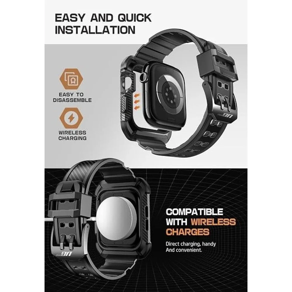 SUPCASE for Apple Watch 10 42mm Case with Band (Unicorn Beetle Pro), [Military-G